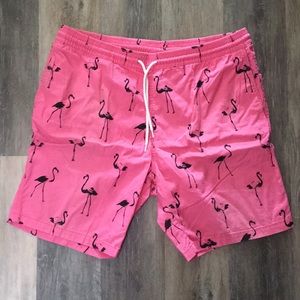 h&m flamingo shorts